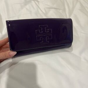 Tory Burch Purple Clutch